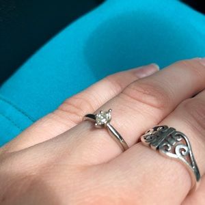 1/5 Carat Marquise diamond ring